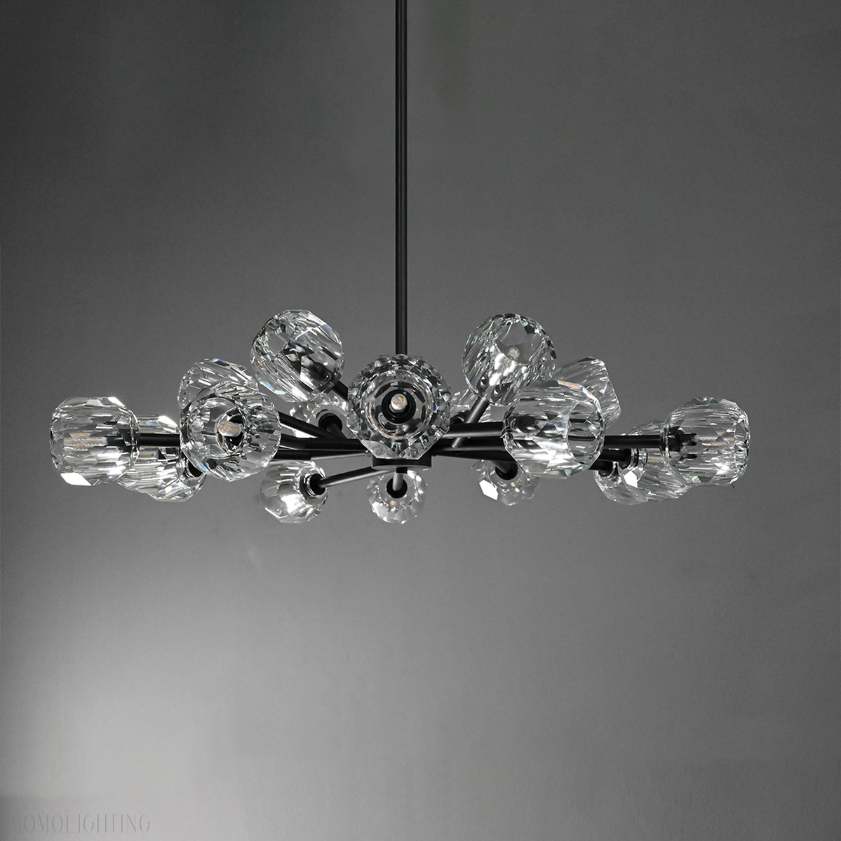 Boule Crystal Ball Round Chandelier 48"