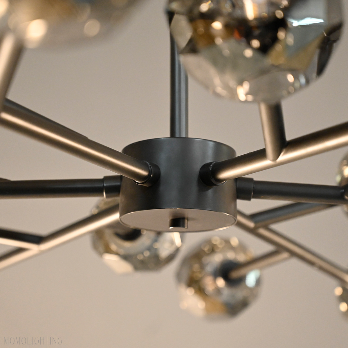 Boule Crystal Ball Round Chandelier 60"-Momo Lighting