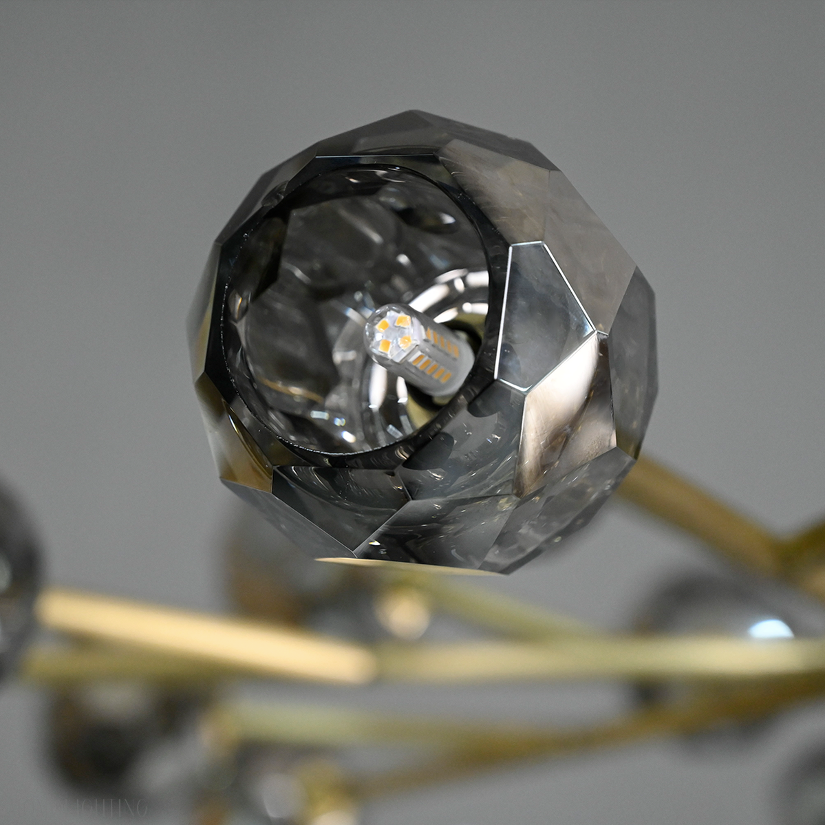 Boule Crystal Ball Round Chandelier 60"-Momo Lighting