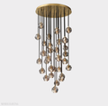 Boule Crystal Round Cluster Chandelier 30