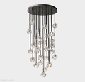 Boule Crystal Round Cluster Chandelier 30