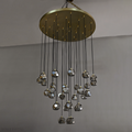 Boule Crystal Round Cluster Chandelier 30