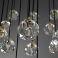 Boule Crystal Round Cluster Chandelier 30