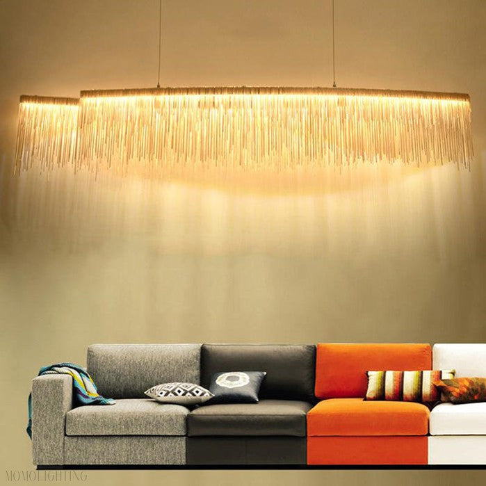 Bunny Aluminum Chain Tassel Chandelier-Momo Lighting