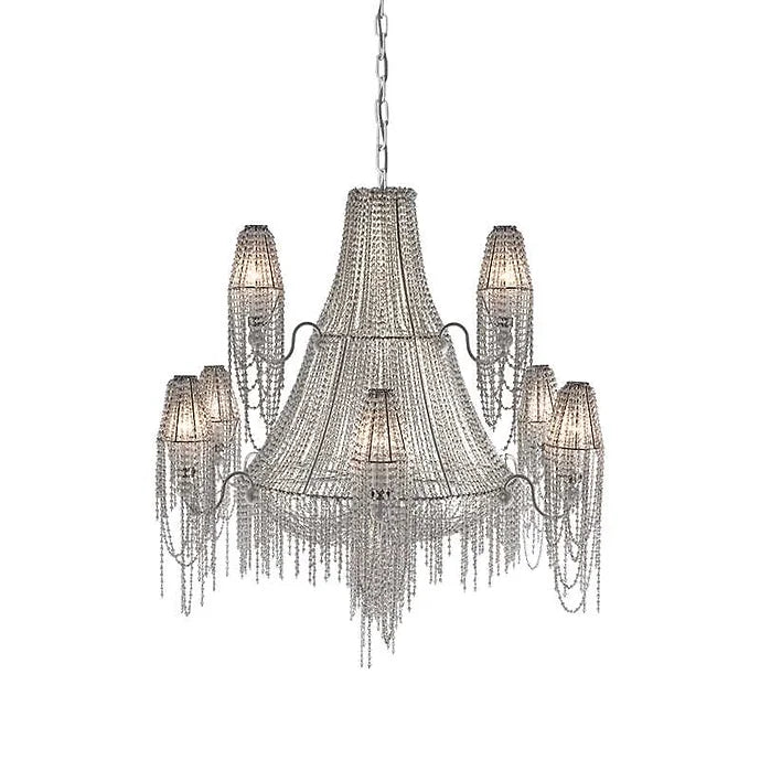 Burlesque Round Chandelier-Momo Lighting
