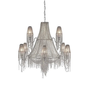Burlesque Round Chandelier-Momo Lighting