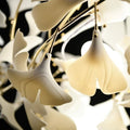 Bustling Ceramic Ginkgo Leaf Chandelier-Momo Lighting