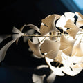 Bustling Ceramic Ginkgo Leaf Chandelier-Momo Lighting