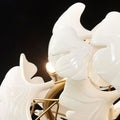 Bustling Ceramic Ginkgo Leaf Chandelier-Momo Lighting