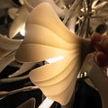 Bustling Ceramic Ginkgo Leaf Chandelier-Momo Lighting