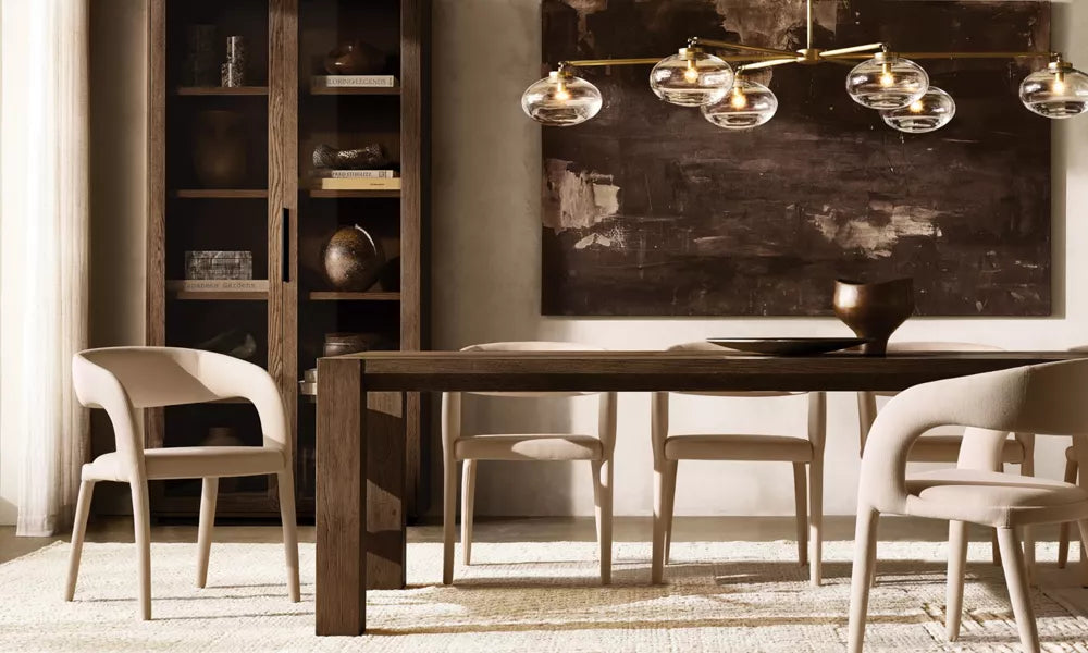 Cabrete Clear Glass Mobile Linear Chandelier 60'' 72''-Momo Lighting