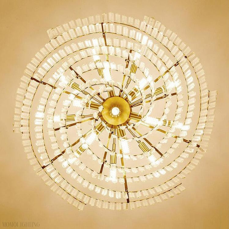 Caetano Crystal Chandelier-Momo Lighting