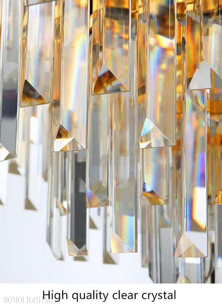 Caetano Crystal Chandelier-Momo Lighting