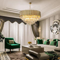 Callistenes Clear Crystal Chandelier-Momo Lighting
