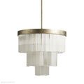 Cameron Luxury Selenite 3 Tier Round Chandelier-Momo Lighting