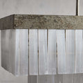 Cameron Luxury Selenite Linear Chandelier 49'' 59''-Momo Lighting