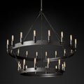 Camino Vintage Filament 2-Tier Round Chandelier-Momo Lighting