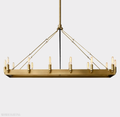 Camino Vintage Filament Rectangular Chandelier