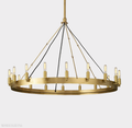 Camino Vintage Filament Round Chandelier-Momo Lighting