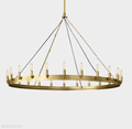 Camino Vintage Filament Round Chandelier-Momo Lighting