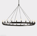 Camino Vintage Filament Round Chandelier-Momo Lighting