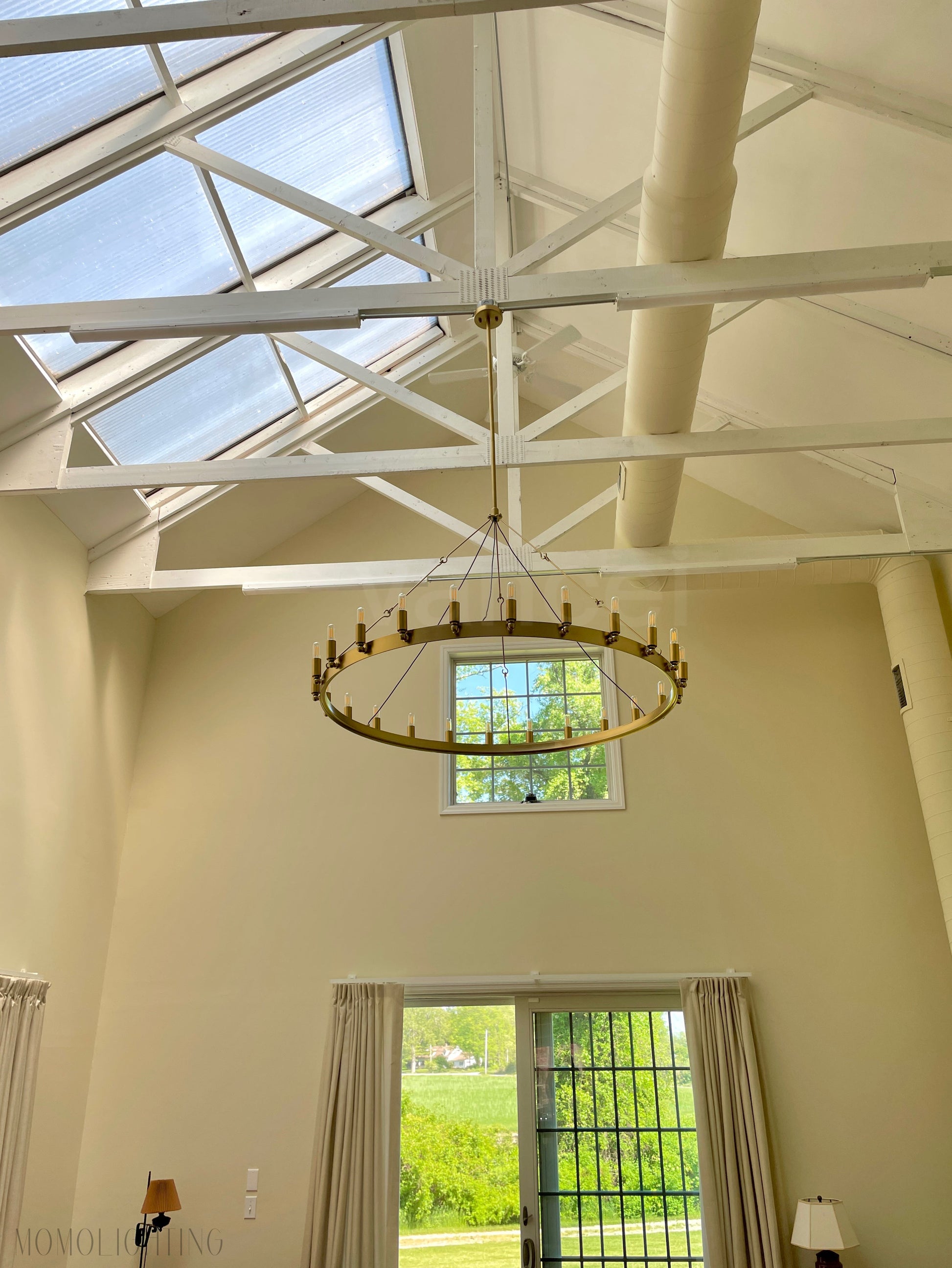 Camino Vintage Filament Round Chandelier-Momo Lighting