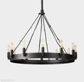 Camino Vintage Filament Round Chandelier-Momo Lighting