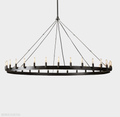 Camino Vintage Filament Round Chandelier-Momo Lighting