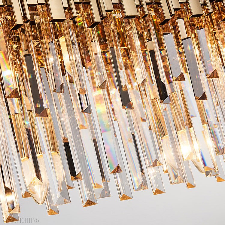 Candi Crystal Chandelier for Dining Room-Momo Lighting