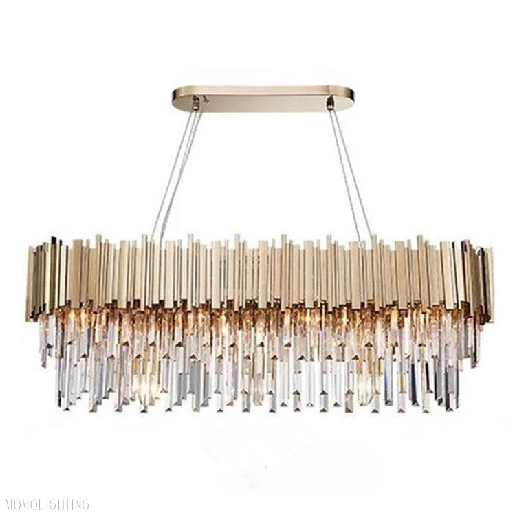 Candi Crystal Chandelier for Dining Room-Momo Lighting