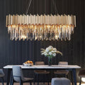 Candi Crystal Chandelier for Dining Room-Momo Lighting