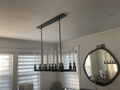 Candlestick Linear Chandelier 55