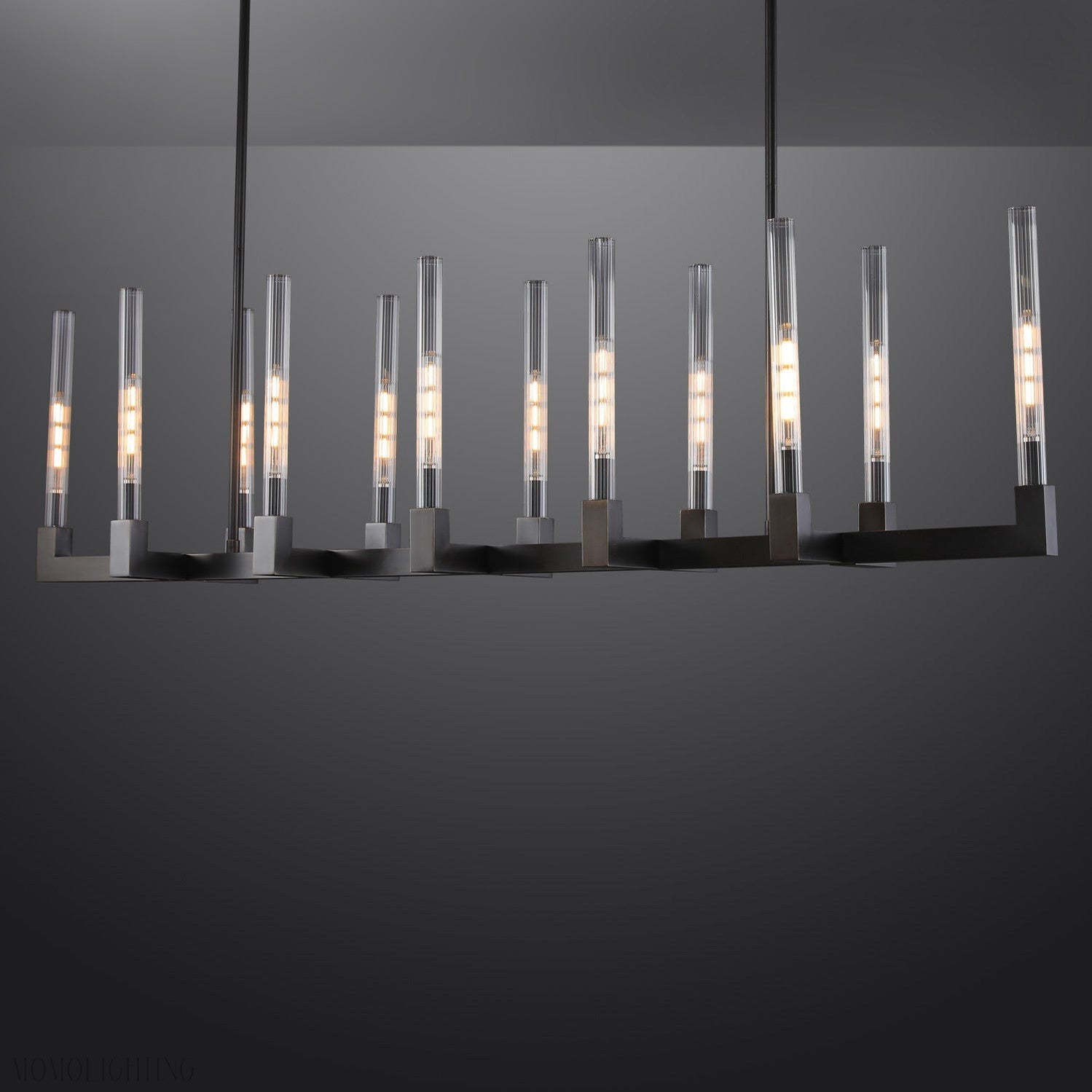 Candlestick Linear Chandelier 55"-Momo Lighting