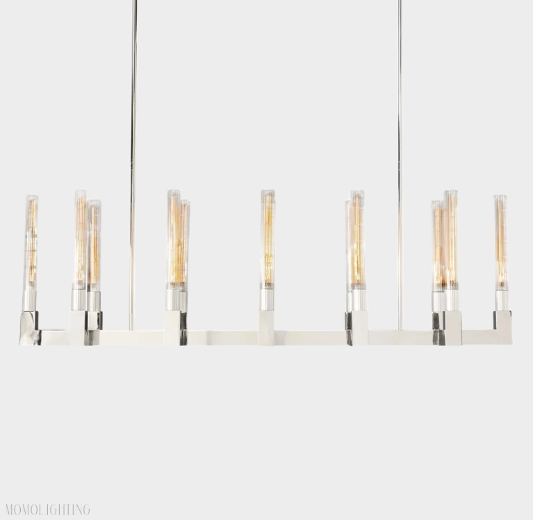 Candlestick Linear Chandelier 55"-Momo Lighting