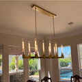 Candlestick Linear Chandelier 55