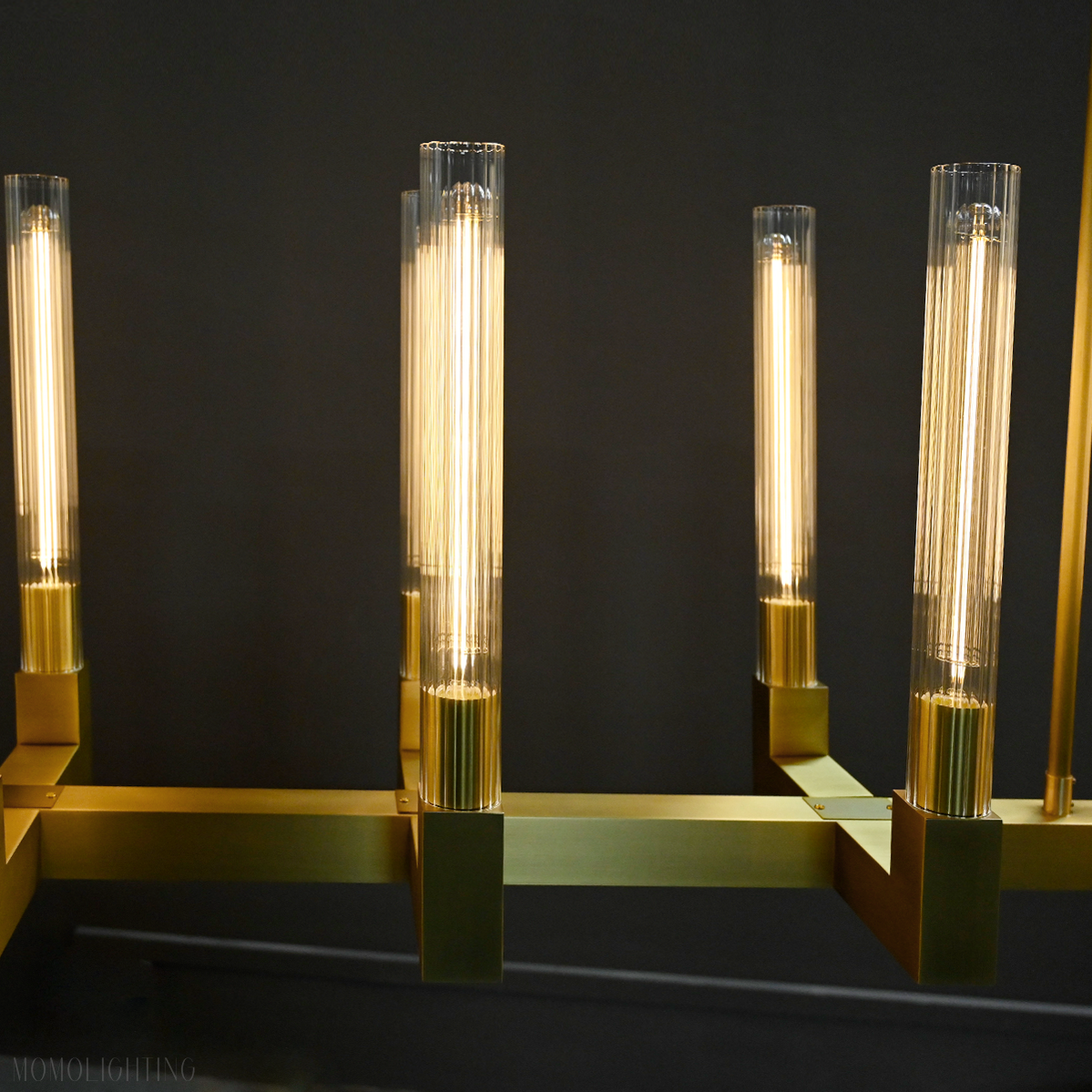 Candlestick Linear Chandelier 67"-Momo Lighting