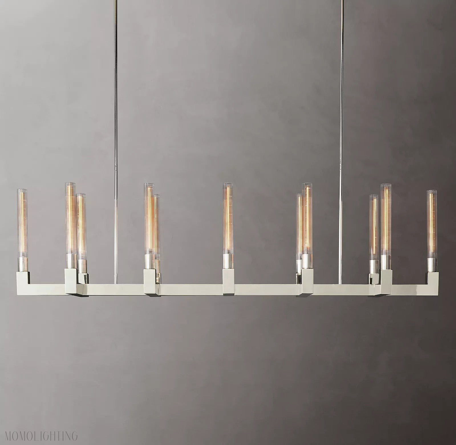 Candlestick Linear Chandelier 67"-Momo Lighting