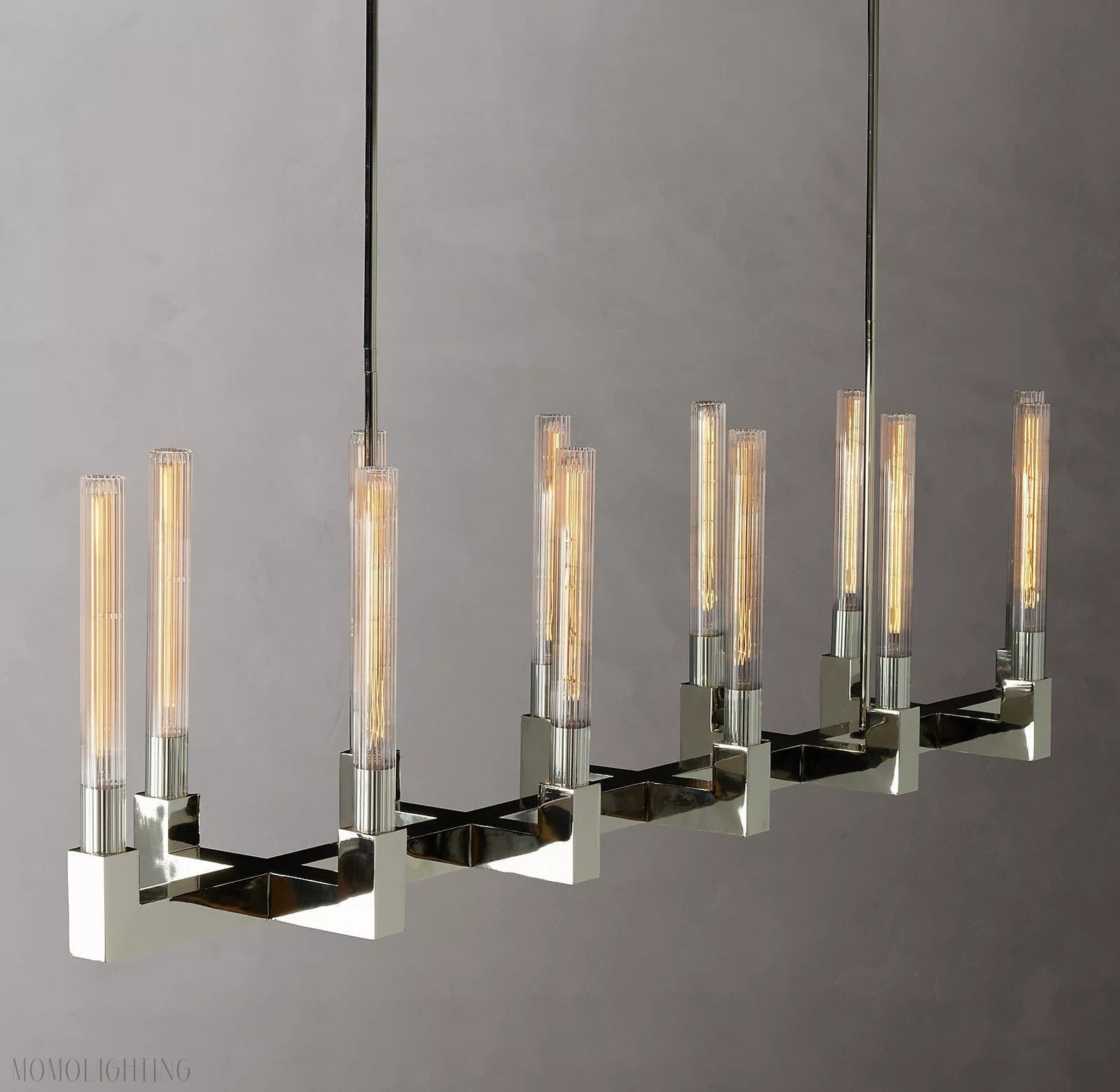 Candlestick Linear Chandelier 67"-Momo Lighting