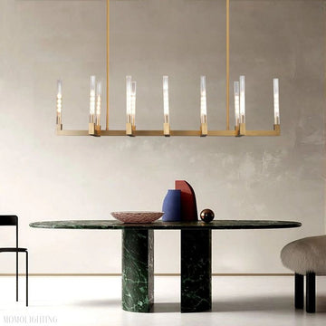 Candlestick Linear Chandelier-Momo Lighting