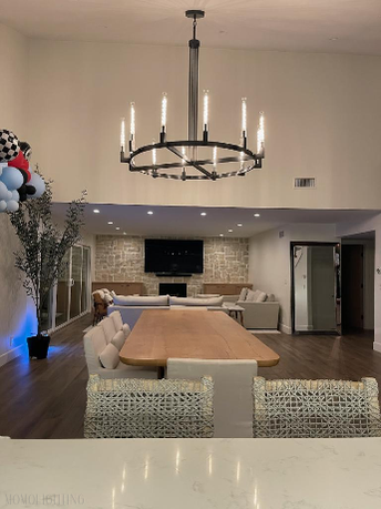 Candlestick Round Chandelier 36" 60” 72"-Momo Lighting