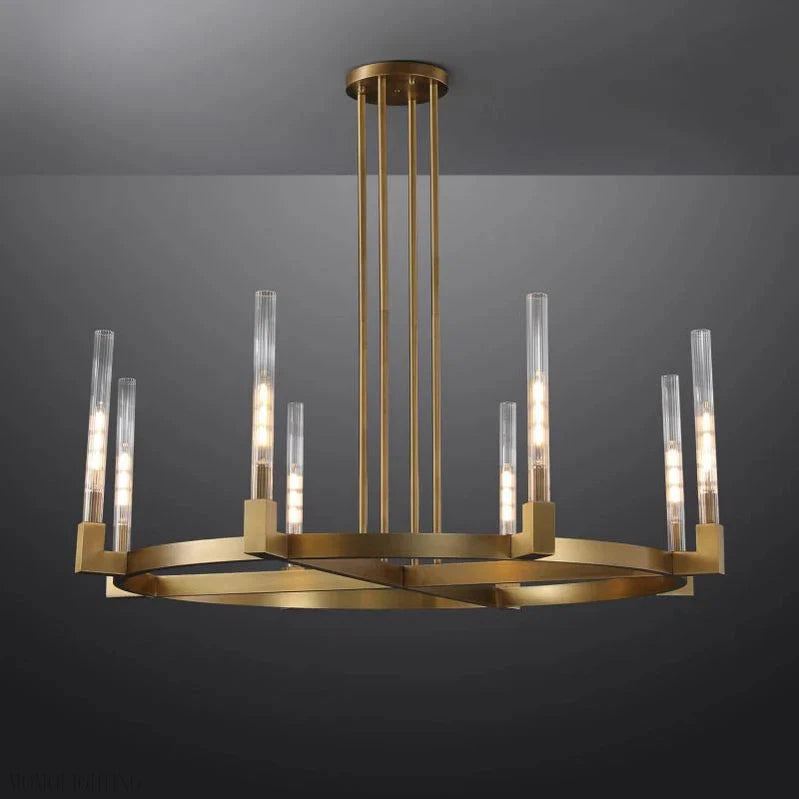 Candlestick Round Chandelier 36" 60” 72"-Momo Lighting