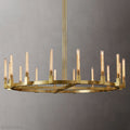 Candlestick Round Chandelier-Momo Lighting
