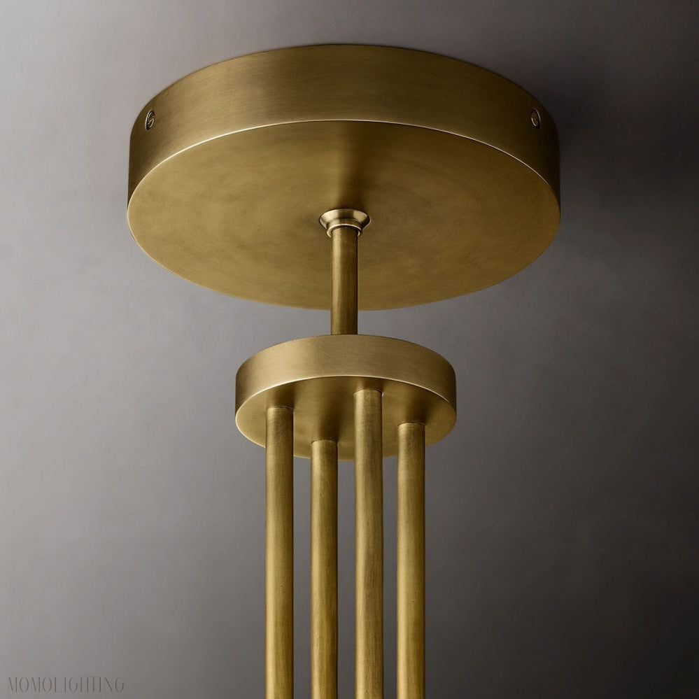 Candlestick Round Chandelier-Momo Lighting