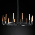 Candlestick Round Chandelier-Momo Lighting
