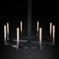 Candlestick Round Chandelier-Momo Lighting