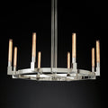 Candlestick Round Chandelier-Momo Lighting