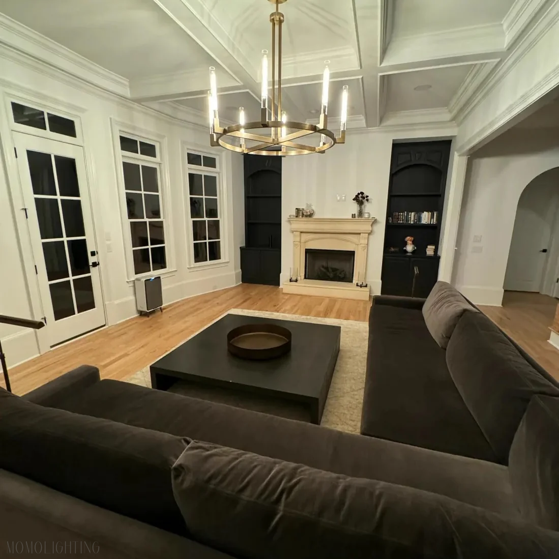 Candlestick Round Chandelier-Momo Lighting