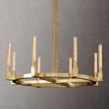 Candlestick Round Chandelier-Momo Lighting