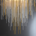 Cascade Glass Square Chandelier 30