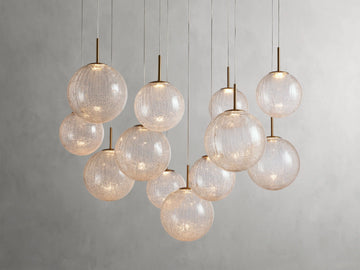 Casen Round Chandelier-Momo Lighting